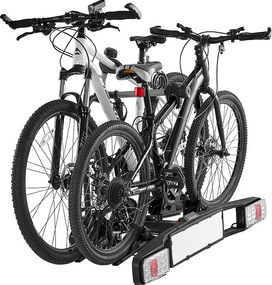 Wspornik do Przechowywania Rowerów, SucceBuy Składany Bagażnik Rowerowy na 2 Rower, Kompatybilny z Odbiornikami 5 cm