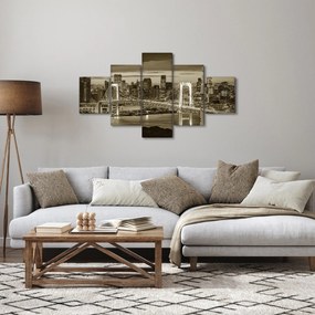 Obraz - Złote Miasto (125x70 cm)
