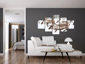 Obraz - Renifer (125x70 cm)