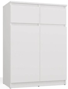 Biała komoda z szufladami 70cm  Z9-N46