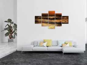 Obraz - Fale na wybrzeżu (125x70 cm)