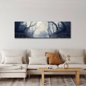 Obraz- Las we mgle (170x50 cm)