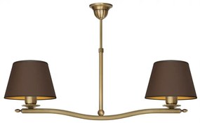 Klasyczny żyrandol mosiężny L-S2LAm