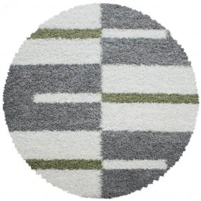 Dywan Shaggy Gala zielony 120 cm x 120 cm koło