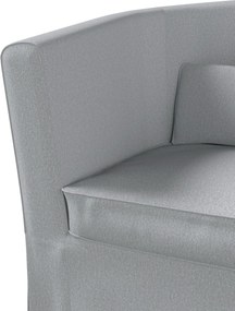 Pokrowiec na fotel Ektorp Tullsta kolor szary tkanina strukturalna