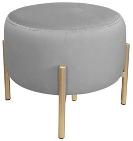 Pufa OLA LOFT ławka podnóżek metal złota MG17