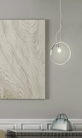 Lampa chromowana wisząca w nowoczesnym stylu K3-S50