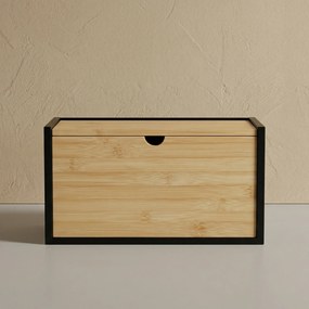 Bambusowy chlebak CADRE, dwustronnie otwierany, 20 x 33 x 20 cm