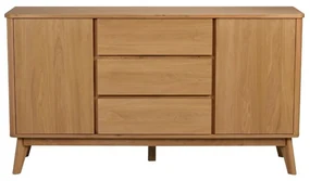 Komoda z drewna dębowego Rowico YuRAi, wys. 84 cm