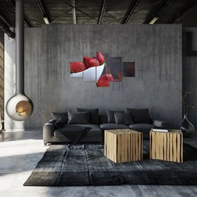 Obraz truskawek (125x70 cm)