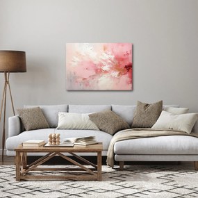 Obraz - Różowa abstrakcja (70x50 cm)
