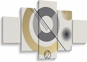 Obraz - Kształty geometryczne N⁰2 (125x70 cm)