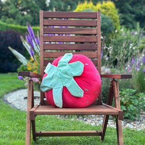 Poduszka Squish Truskawka Lesníček, 35 x 35 x 35 cm