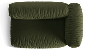 Zielony moduł sofy (prawostronny) Martina – Micadoni Home