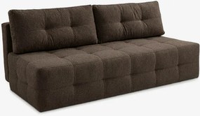 Sofa z Funkcją Spania MORANA Mocca Boucle Nowoczesna