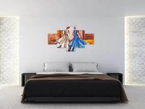 Obraz - tancerz, obraz olejny (125x70 cm)