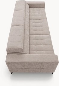 Sofa Nardo z funkcją spania - beżowy szenil Vibe 08