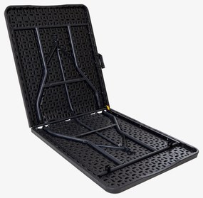 Stół ogrodowy Autronic, metal, tworzywo sztuczne,czarny, AZ-K100 3 BK