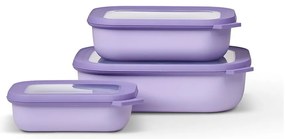 Pojemniki na żywność 3 szt. Vivid lilac – Mepal