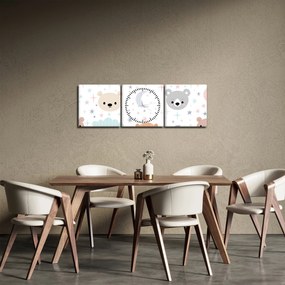 Obraz - Dobranoc. (z zegarem) (90x30 cm)