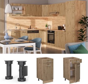 Szafka dolna do kuchni dąb rzemieślniczy 40x46x81.6 r-line