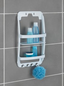 Uniwersalna półka łazienkowa - półka do montowania na kabinie lub drzwiach w łazience, WENKO