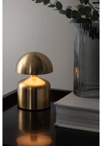 Złota lampa stołowa LED (wys. 15 cm) Impetu – Leitmotiv