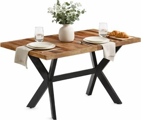 Stół jadalniany z sheesham– brązowy K7-B80