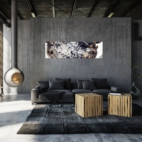 Obraz - szampan w lodzie (170x50 cm)