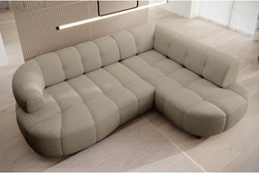 Narożnik VELPA L z elektryczną regulacją siedziska Prawostronny w tkaninie JAGUAR 04 WERSAL