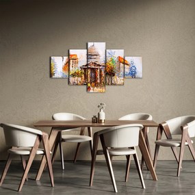 Obraz - Malowana miejska pamiątka (125x70 cm)