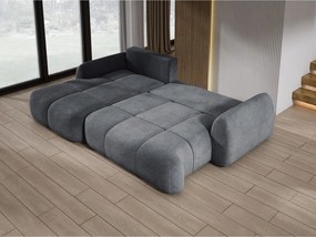 Narożnik COCO z funkcją spania poduszkami i pojemnikiem Cloud 91 DOMOHOME