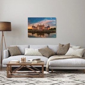 Obraz na szkle - zamek (70x50 cm)