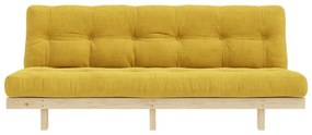 Żółta sztruksowa sofa 200 cm Lean – Karup Design