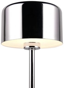 Lampa stołowa LED w kolorze srebra z połyskiem ze ściemniaczem (wys. 30 cm) Jeff – Trio