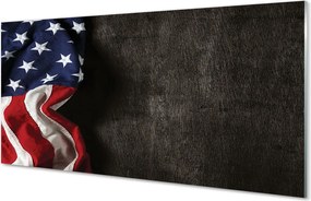Szklany Panel Amerykański Sztandar Państwowy