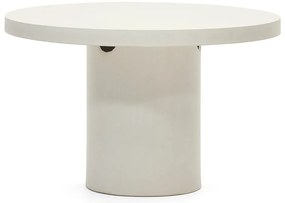 Okrągły betonowy stół ogrodowy ø 120 cm Aiguablava – Kave Home