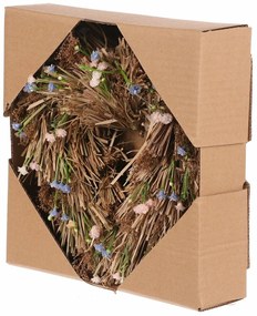 Zawieszka dekoracyjna Serce z suszonej lawendy, 24x 24 x 6 cm