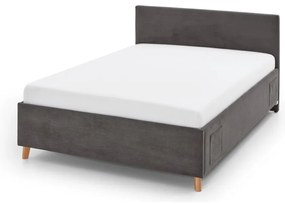 Antracytowe łóżko dziecięce 140x200 cm Cool – Meise Möbel