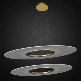 Podwójna lampa ledowa z okrągłymi kloszami Eclipse No.2