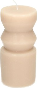 Świeca Cornelia 14cm beige