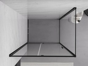 Mexen Exo kabina prysznicowa uchylna 110 x 90 cm, transparent, czarna - 819-110-090-70-00