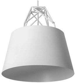 Lampa Sufitowa Wisząca Metalowa APP423-1CP Biała