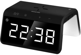 Sencor SDC 7900 Qi zegar z ładowarką, czarny