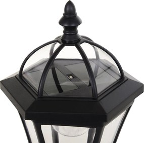 Outsunny Latarnia Ogrodowa Solarna LED 2 szt Stal Nierdzewna Oświetlenie Zewnętrzne | Aosom PL