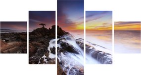 Obraz góry we mgle (125x70 cm)