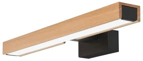 Brilagi-LED Łazienkowe oświetlenie lustra WOODY MIRROR LED/8W/230V IP44 dąb/czarny