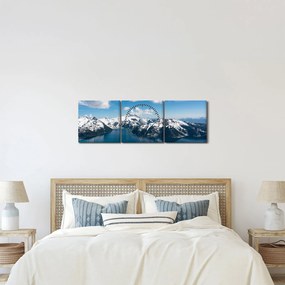 Obraz - Garibaldi Park (z zegarem) (90x30 cm)