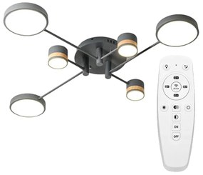 LAMPA SUFITOWA APP529-6C Szara