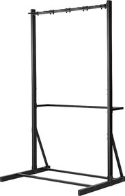 Stojak na Rower SucceBuy 5 Rowerów Uchwyt na Rower z 5 Solidnymi Hakami, Stojak do Przechowywania Roweru ze Stali Węglowej, Pionowy Organizer Rowerowy do Garażu